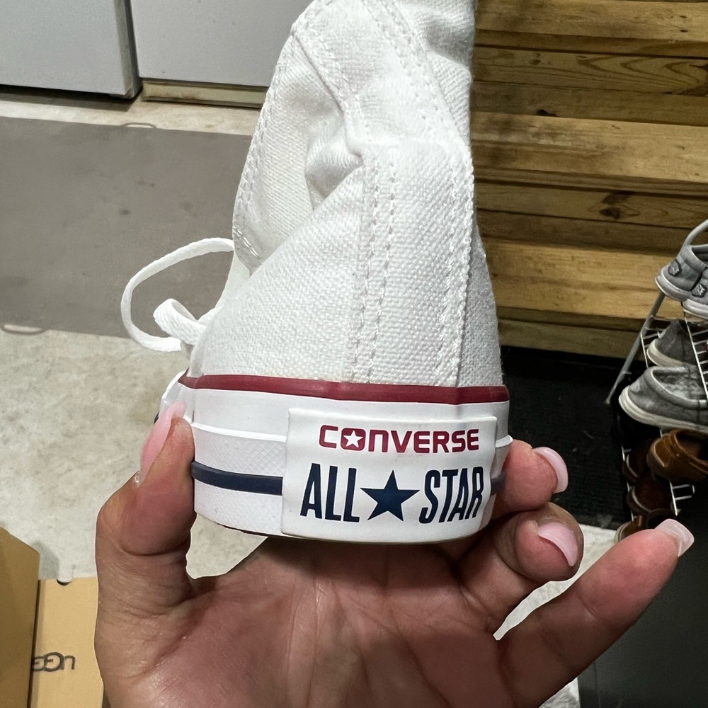 Converse All Star White Canvas High-Tops